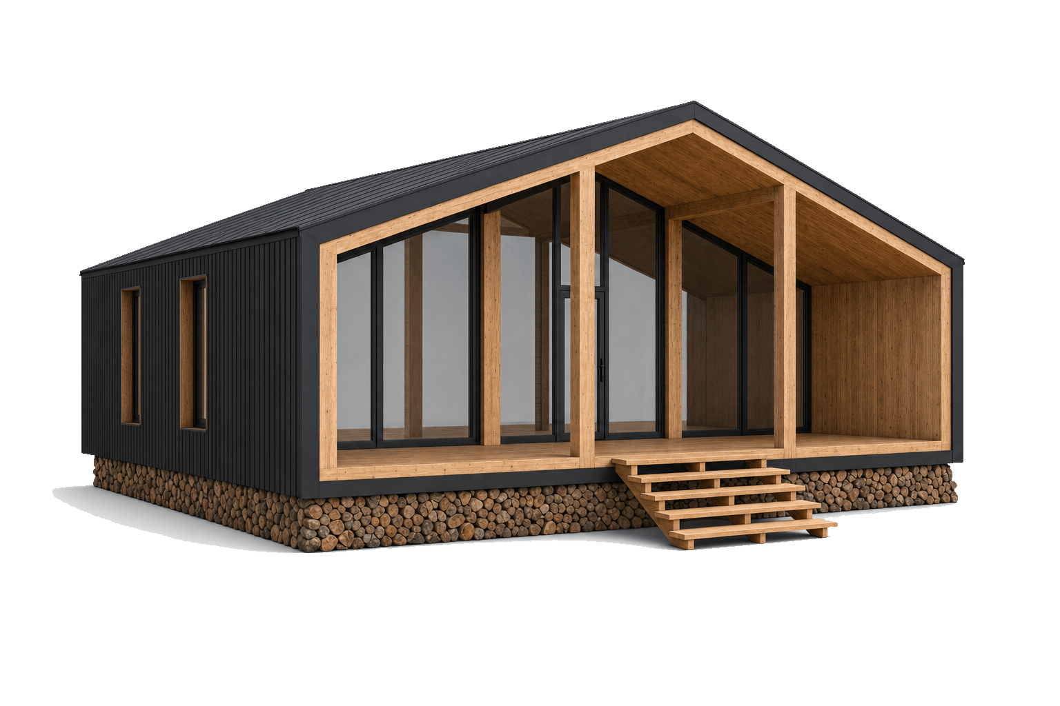 3D model dřevostavby AURA Luma